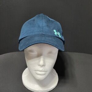 Under‎ Armour Womens Teal Blue Adjustable Baseball Cap Hat 1272178 OSFA